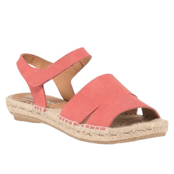 ANTHROPOLOGIE MAYPOL FLOR/TJ VOLGA RED SUEDE LEATHER ESPADRILLE SANDALS - Picture 1 of 13